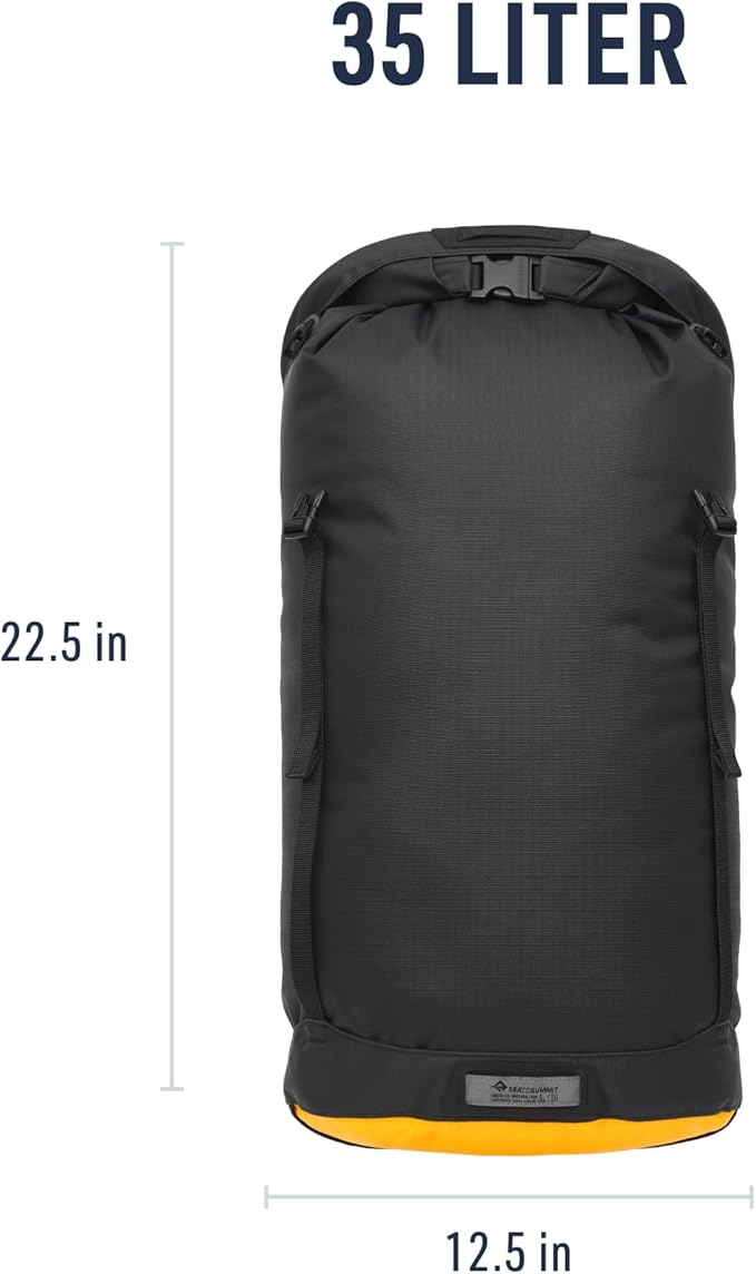 Sea to Summit eVac Heavy Duty Compression Dry Bag, Waterproof Dry Storage, 35 Liter