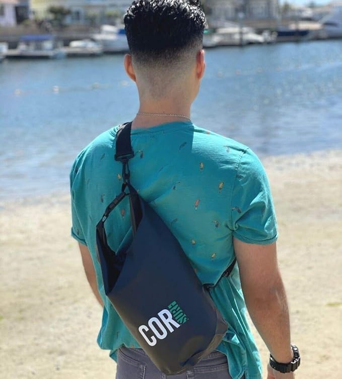 COR Surf Floating Waterproof Dry Bag 3L | 5L |10L | 15L Roll Top Sack Keeps Gear Dry for Kayaking, Rafting, Boating, Swimming, Camping, Hiking, Beach, Fishing