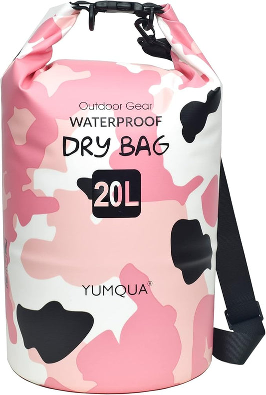 Waterproof Dry Bag Backpack 5L/10L/20L/30L/40L, Roll Top Floating Waterproof Storage Bags for Kayaking, Boating, Swimming, Hiking, Camping and Fishing