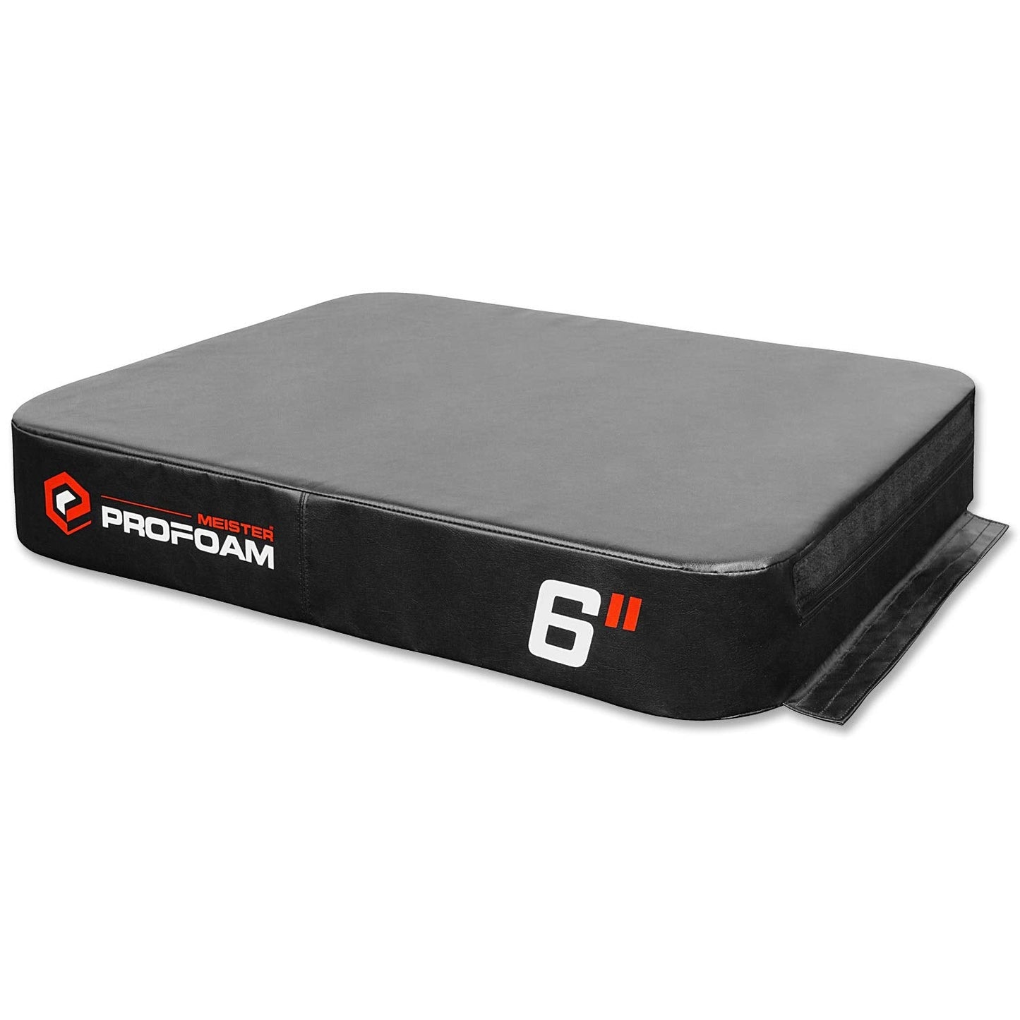 Meister PROFOAM Plyo Boxes - Foam Plyometric Jump Boxes for Professional Gyms - Black - 3 Box Set (18", 12", 6")