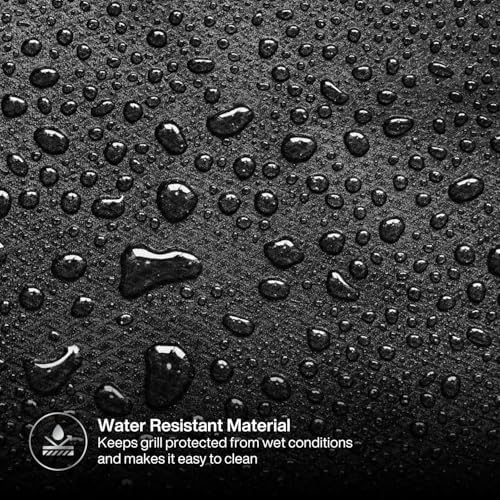 SPIRE 5-Burner Built-in Grill Top Cover, Polyester PVC Blend, Designed for Spire Built-in Grill 740-0788P and KitchenAid 740-0788, Water Repellent, Elastic Fit, 32.9"D x 25.4"W x 22.5"H - 700-0788P