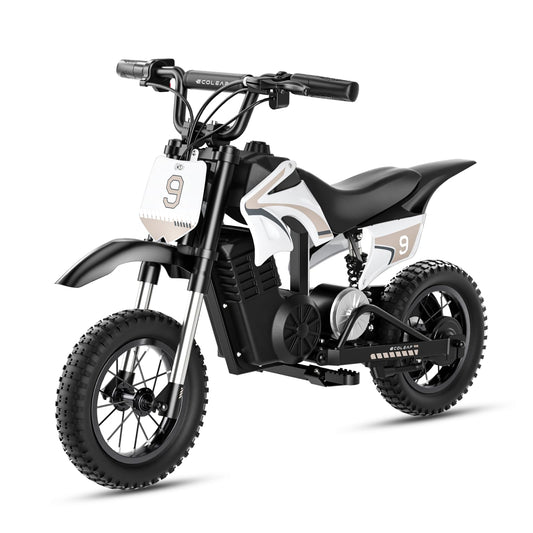 ECOLEAP 36V Kids Electric Dirt Bike 700W Peak Motorcycle,16MPH Fast Speed 10Mile Long-Range,3-Speed Modes Electric Bike for Kids Ages 3-10