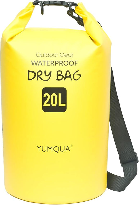 Waterproof Dry Bag Backpack 5L/10L/20L/30L/40L, Roll Top Floating Waterproof Storage Bags for Kayaking, Boating, Swimming, Hiking, Camping and Fishing