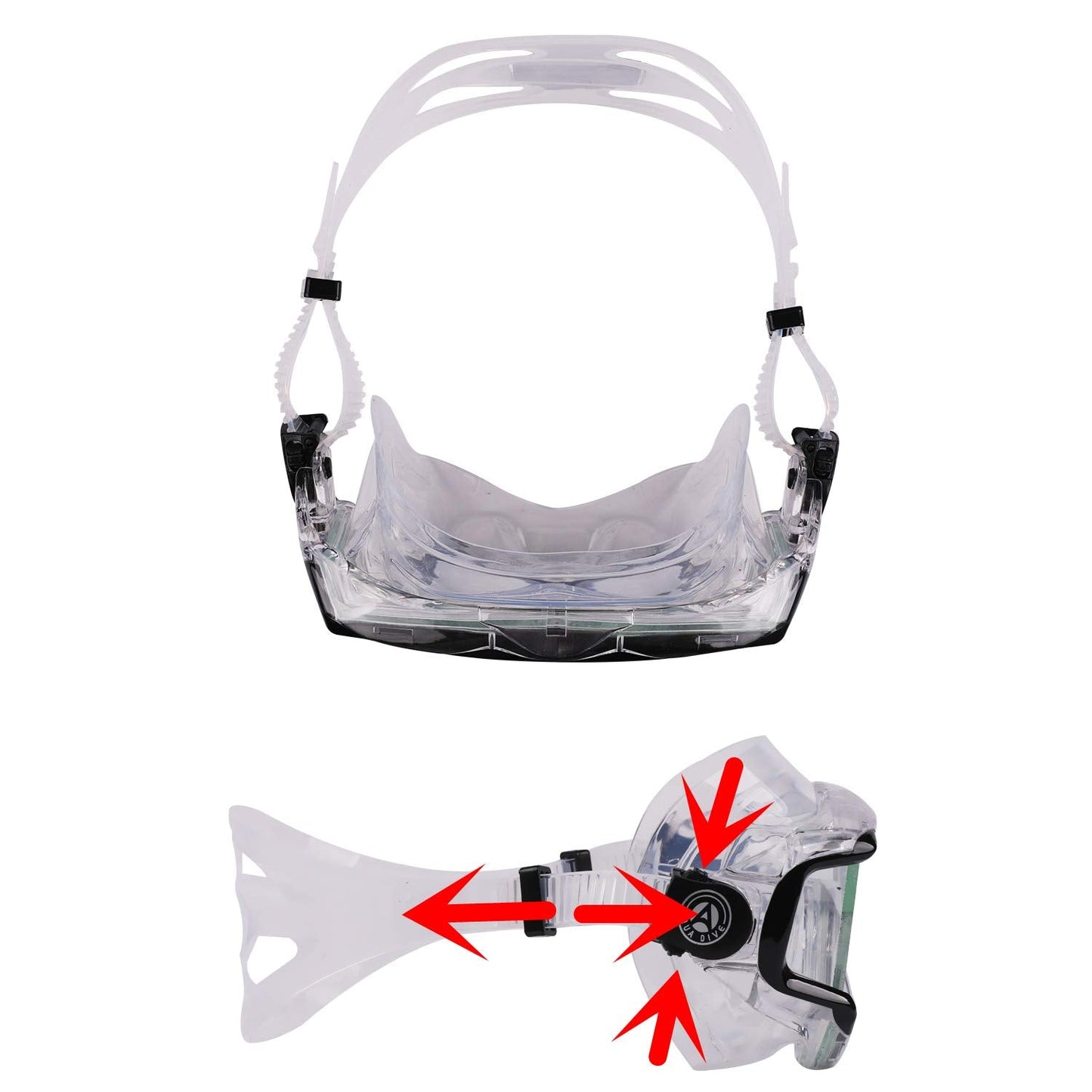 AQUA A DIVE SPORTS Diving mask Anti-Fog Swimming Snorkel mask Suitable for Adults Scuba Dive Swim Snorkeling Goggles Masks