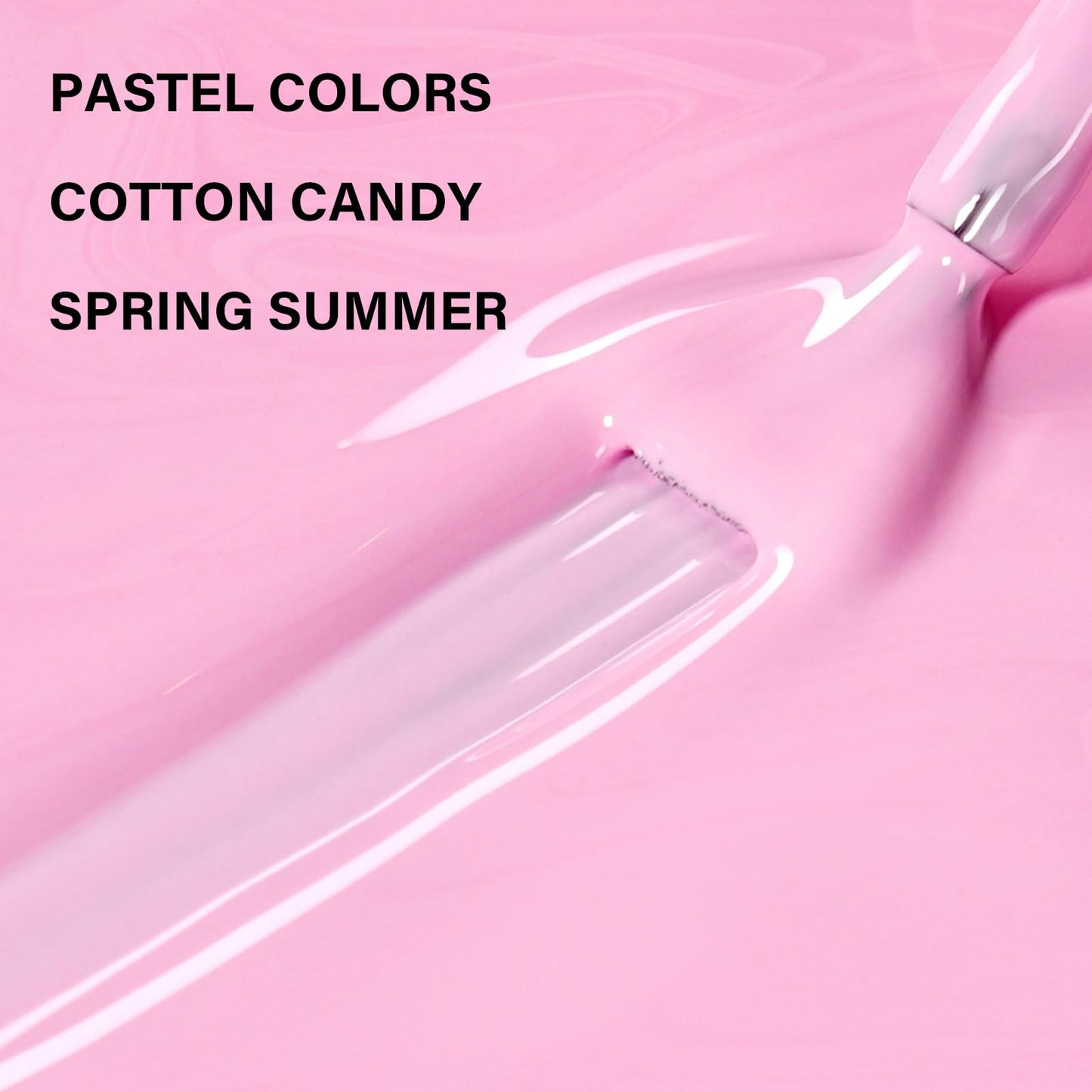 AILLSA Light Baby Pink Gel Nail Polish Pastel Macaron Gel Polish Bright Spring Summer Colors Cotton Candy Gel Soak Off U V for French Nail Manicure Salon DIY Holiday Gifts 0.5 Fl Oz GB81