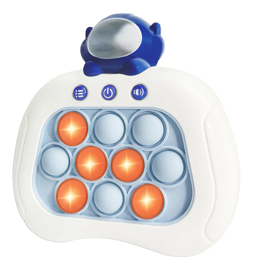 Pop The Target! Handheld Speed Push Game Machine: A Fun Multiplayer Game for Family. Sensory Fidget Toy Christmas Toys Gifts for 6 7 8 9 10 11 12 Years Old Kids Road Trip Car Games Kids White