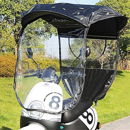 Universal Electric Motorcycle Sunshade Cover, Universal Motorcycle Umbrella Sun Shade Rain Cover Car Motor Scooter Waterproof Umbrella