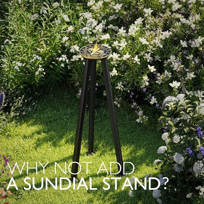 Anniversary Sundial Gift for 45th Sapphire Wedding Anniversary in 2025 - Recycled Metal Home Decor Or Garden Present Idea - Handmade in UK for Him, Her Parents Or Couples 45 Year Celebration