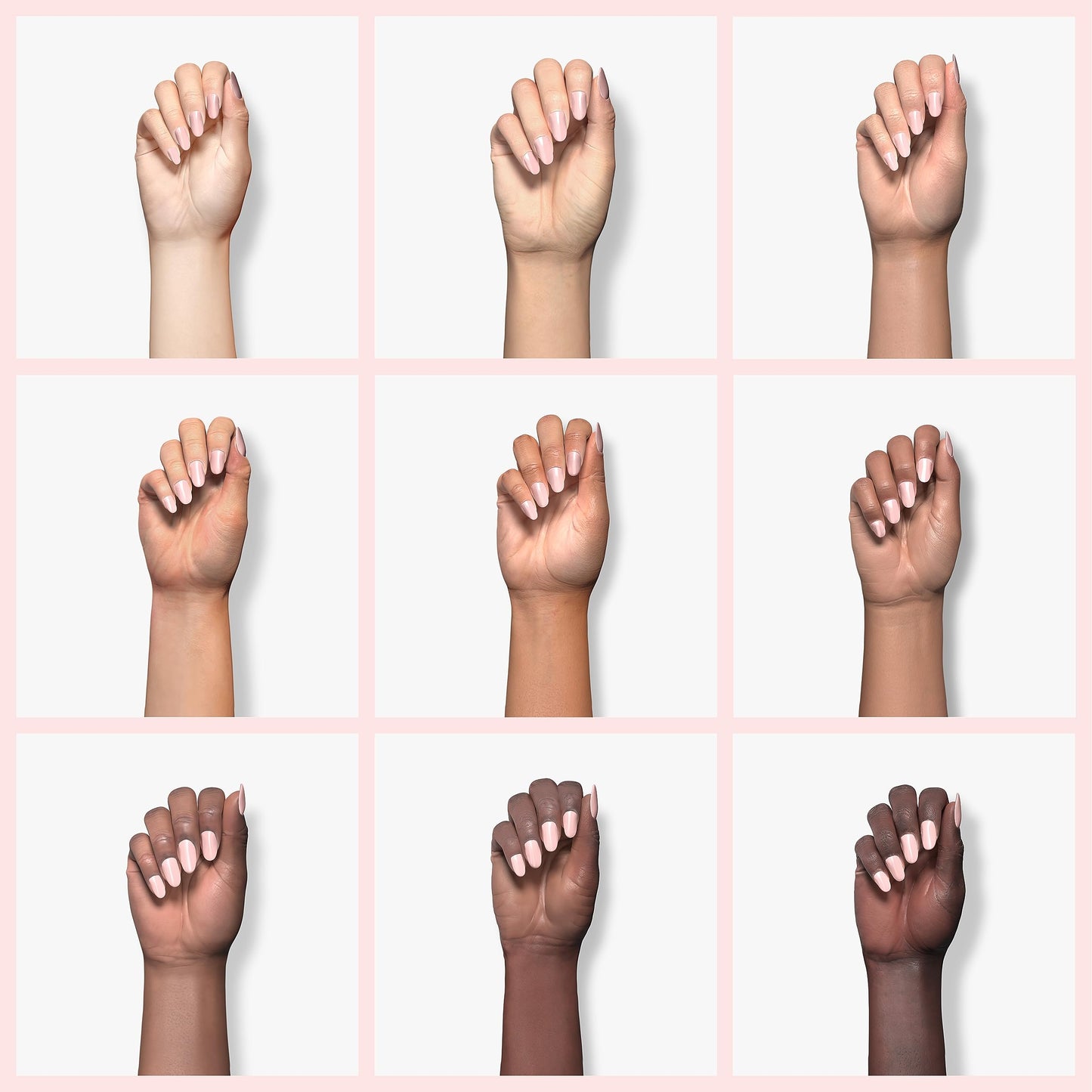 AIMEILI Gel Nail Polish Soak Off U V LED Nude Gel Polish - Rose Nude (022) 10ml