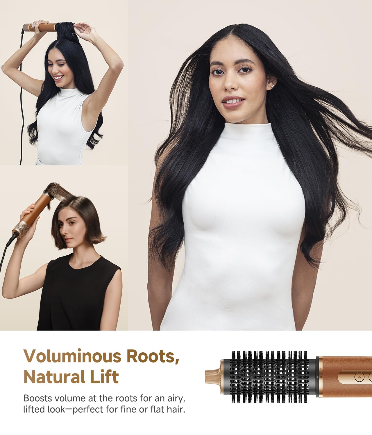 DREAME AirStyle Pro 7-in-1 Hair Styler & High Speed Dryer | Magnetic Attachments for Curling, Smoothing, Volumizing | Fast Drying, Frizz Control, Cool Shot | Luxury Leather Package