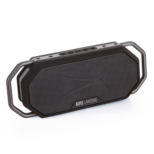 Altec Lansing HydraWAVE Portable Bluetooth Speaker, 12h Playtime, USB-C Quick Charge, True Wireless Pairing, IP67 Waterproof Bluetooth Speaker, Voice Assistant Compatible