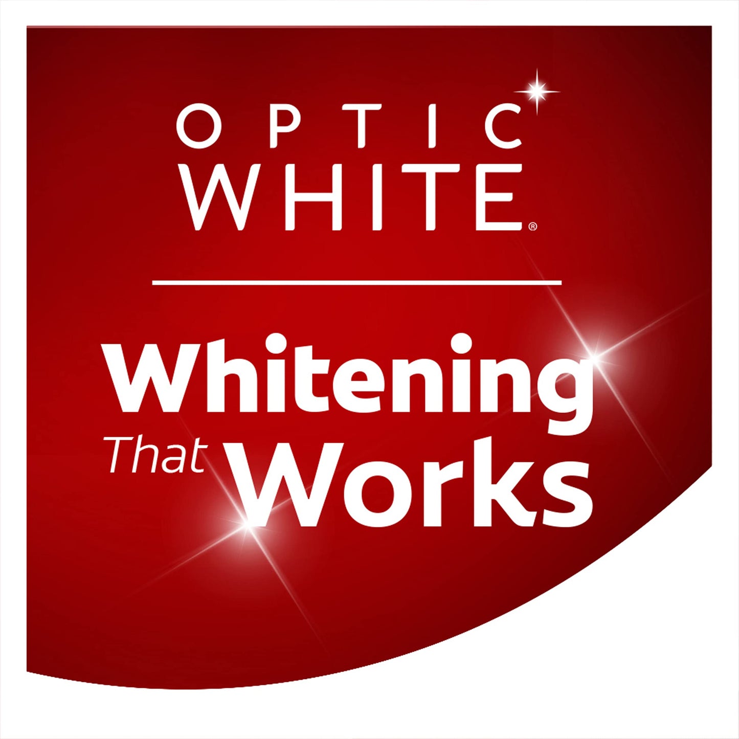 Colgate Optic White Stain Fighter Whitening Toothpaste, Clean Mint Flavor, Safely Removes Surface & Cavity Protection Regular Fluoride Toothpaste, White, 6 oz