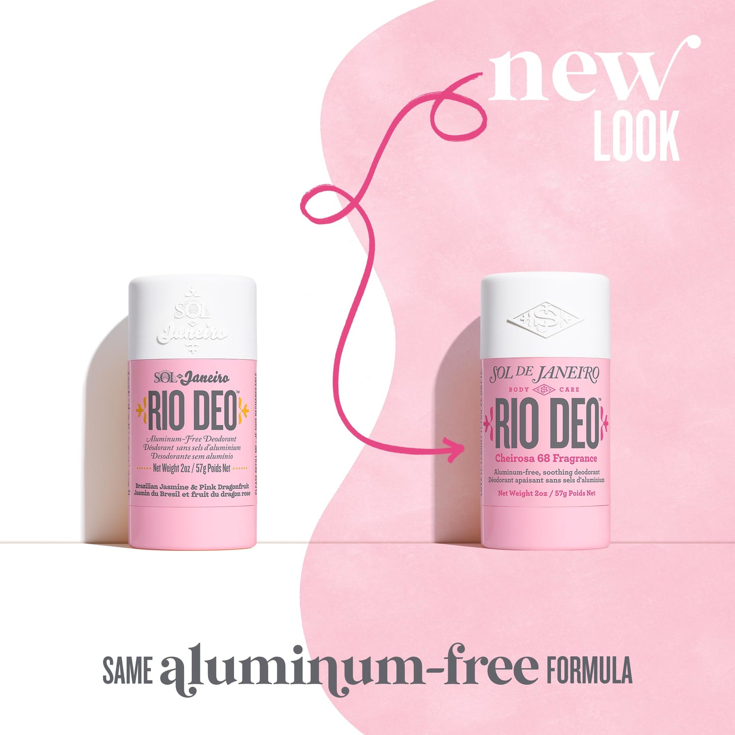 Sol de Janeiro Rio Deo Cheirosa '68 Refillable Aluminum Free Deodorant