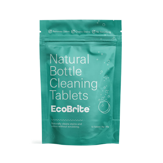 Owala EcoBrite All Natural, Powerful Cleaning Tablets, Cleans Stainless Steel, Tumbler, Insulated, Reusable, and Plastic Water Bottles, Chlorine and Phosphate Free (Pack of 10)