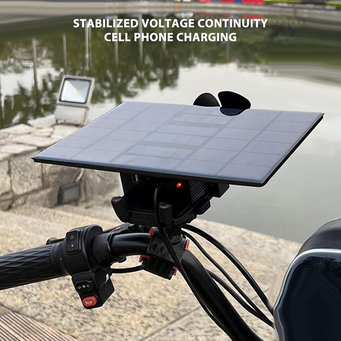 Solar Wind Power Generator,Aluminum Alloy Electric Bike Range Extending Generator 12V to 125V Solar Generator Portable Solar Generator Outdoor Generators for Electric Bike Emergency
