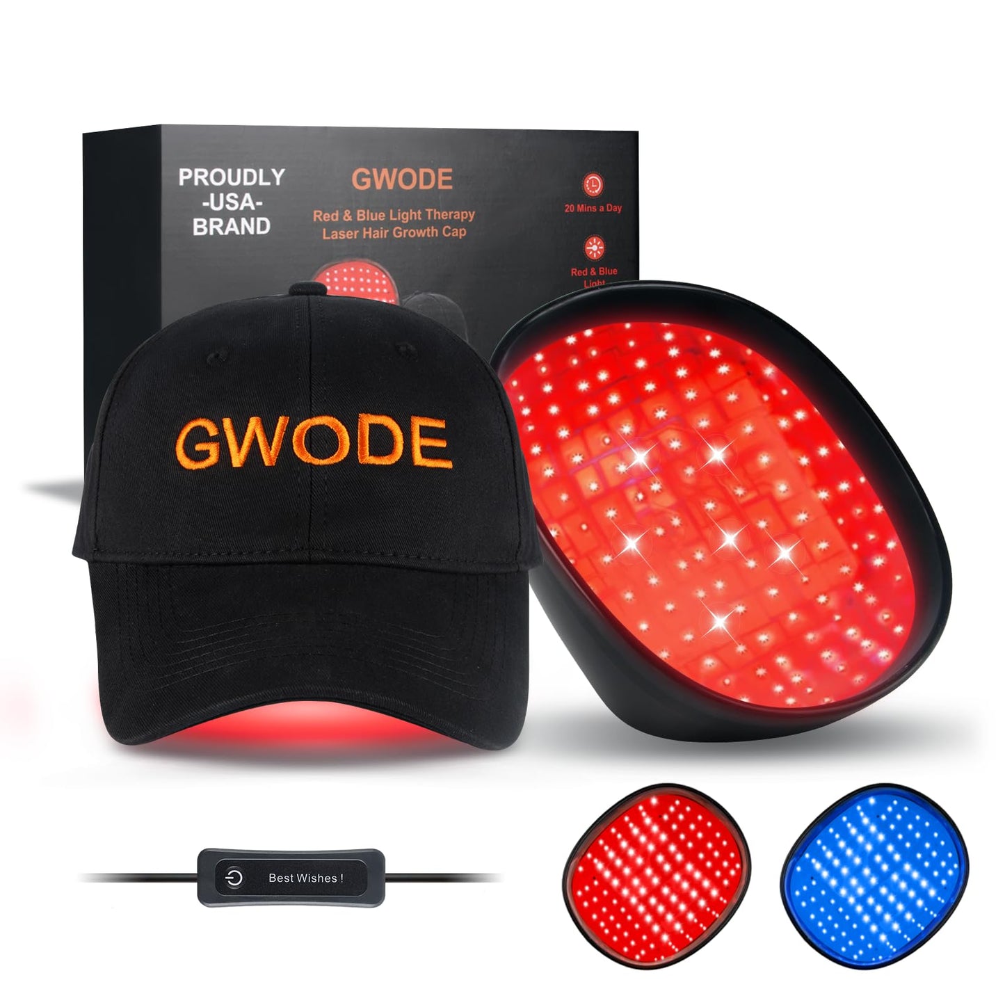 Laser Cap for Hair Regrowth,Red Light Therapy for Hair Growth,Laser Hair Growth Cap