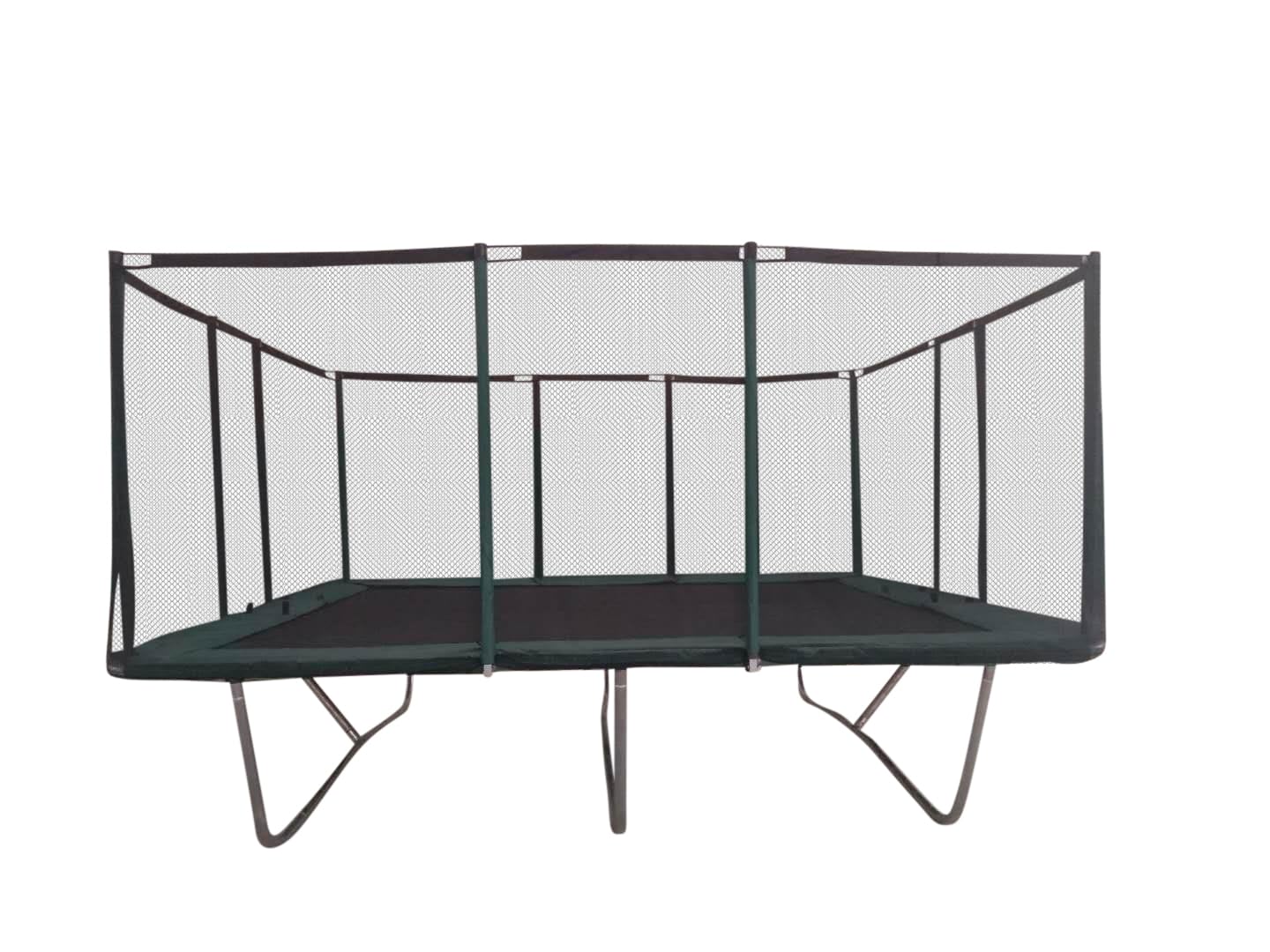 Happy Trampoline Pro Rectangle Trampoline 14x16 - Gymnastics Trampoline with Net Enclosure - Large Trampoline for Backyard Heavy Duty 750lbs Jumping Capacity-Commercial Grade Outdoor Trampoline