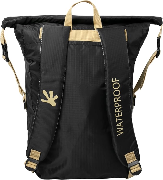 geckobrands Lightweight 30L Waterproof Backpack - Lightweight Watertight Outdoor Bag Hiking Traveling Light Water Activities