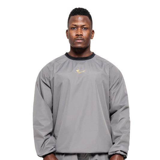 Negash Sauna Suit for Men Anti Torn Sweat Sauna Suit Lightweight Waterproof Men Sauna Suit for Boxing Exercise Fitness