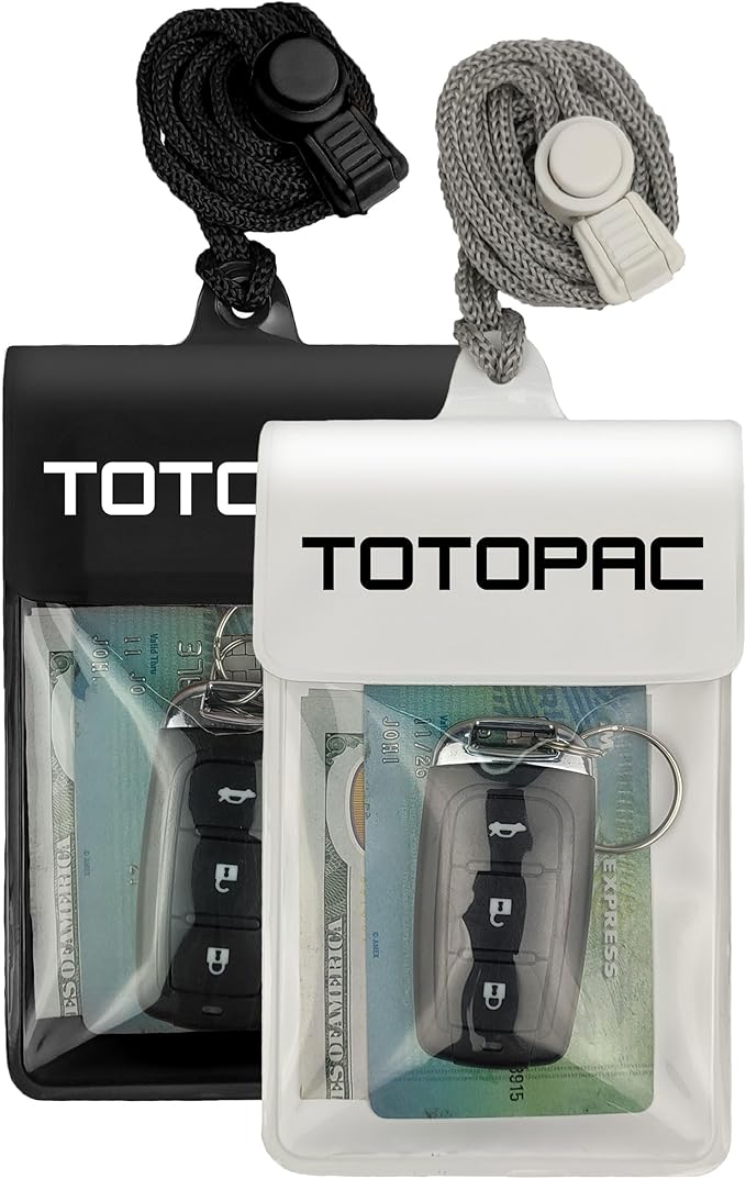 Waterproof Car Key FOB Pouch Submersible Dry Bag Holder for ID Credit Cards Cash Keys Case Swim Surf Floating Wallet