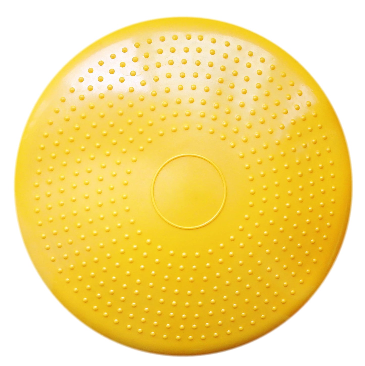 Air Stability Wobble Cushion with Pump, Yellow, 35cm/14in Diameter, Balance Disc