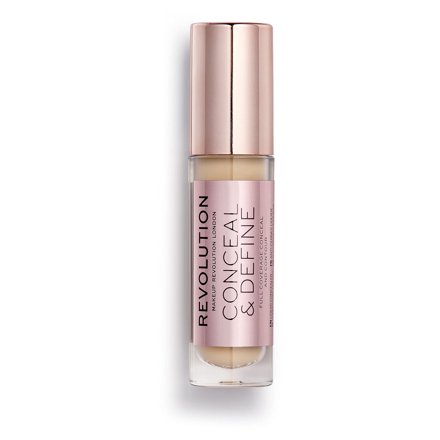 Revolution Beauty, Conceal & Define Concealer, Full Coverage & Lightweight, Long-Lasting Matte Finish, Vegan & Cruelty Free, C5 Fair or Light Skin Tones, 0.14 Oz.
