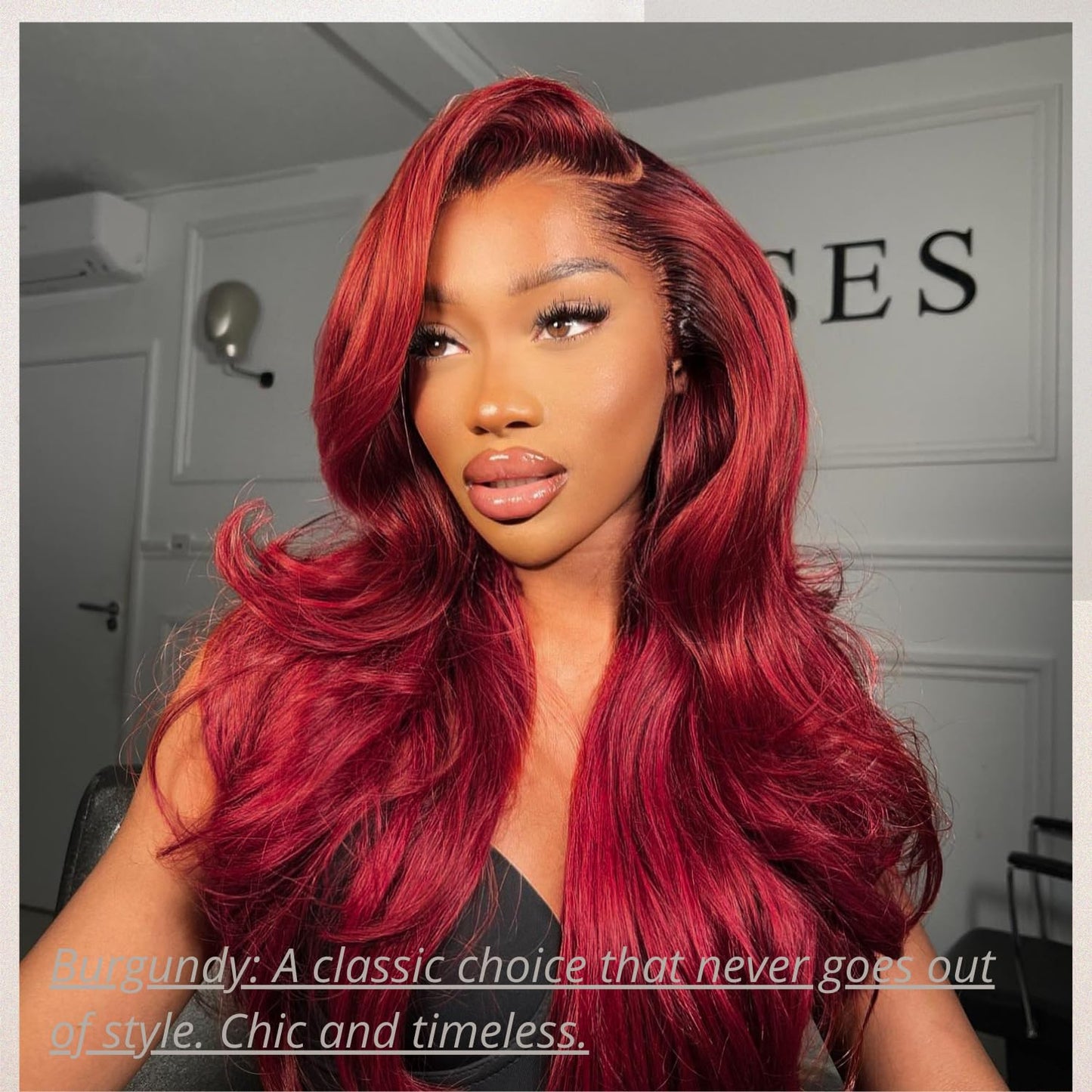 ANMETAN Red Burgundy Bundles Human Hair Body Wave, 10A Colored Bundles Human Hair Body Wave 100% Unprocessed Remy Hair, Thick Burgundy Red Wine 99J Human Hair 3 Wavy Bundles Sew in Weft 12 14 16 Inch