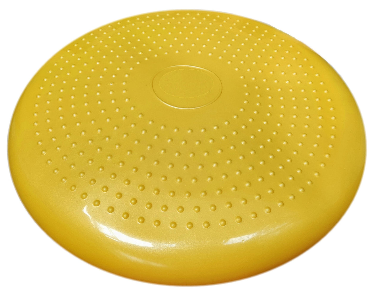 Air Stability Wobble Cushion with Pump, Yellow, 35cm/14in Diameter, Balance Disc