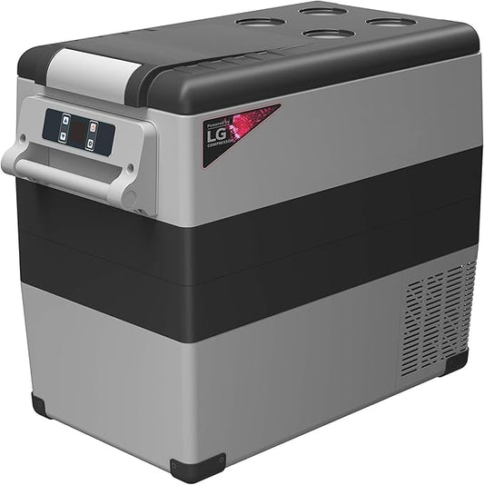 Alpicool LGCF55 Portable Refrigerator 12 Volt Car Freezer 52 Quart Mini Fridge Freezer (-4℉~68℉) for Truck, RV, Vehicle, Travel, Outdoor -12/24V DC