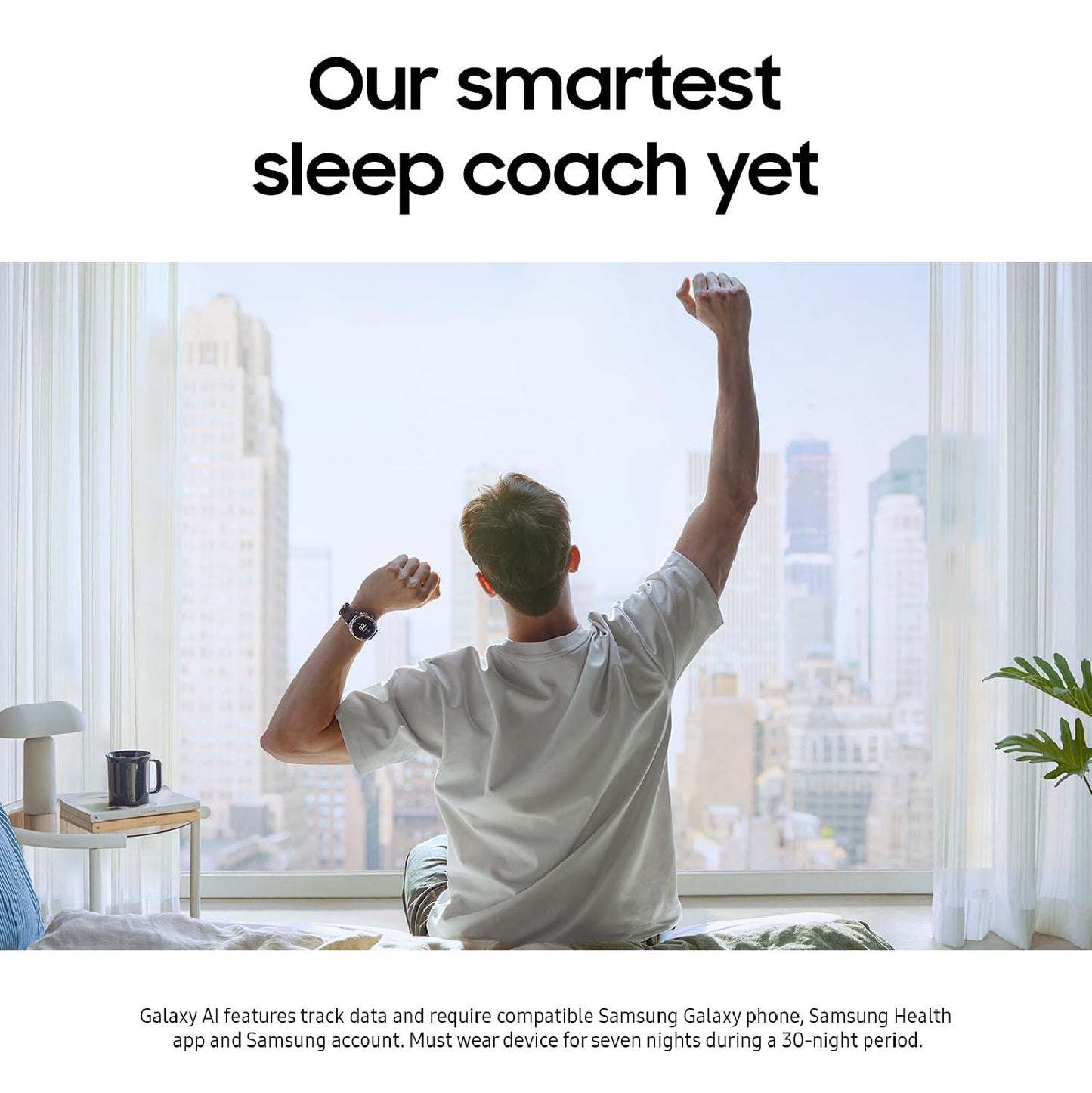 Samsung Galaxy Watch 8 Classic (2025) 46mm LTE Smartwatch, Cushion Design, Rotating Bezel, Quick Button, Sleep Coaching, Running Coach, Energy Score, White [US Version, 2 Yr Warranty]
