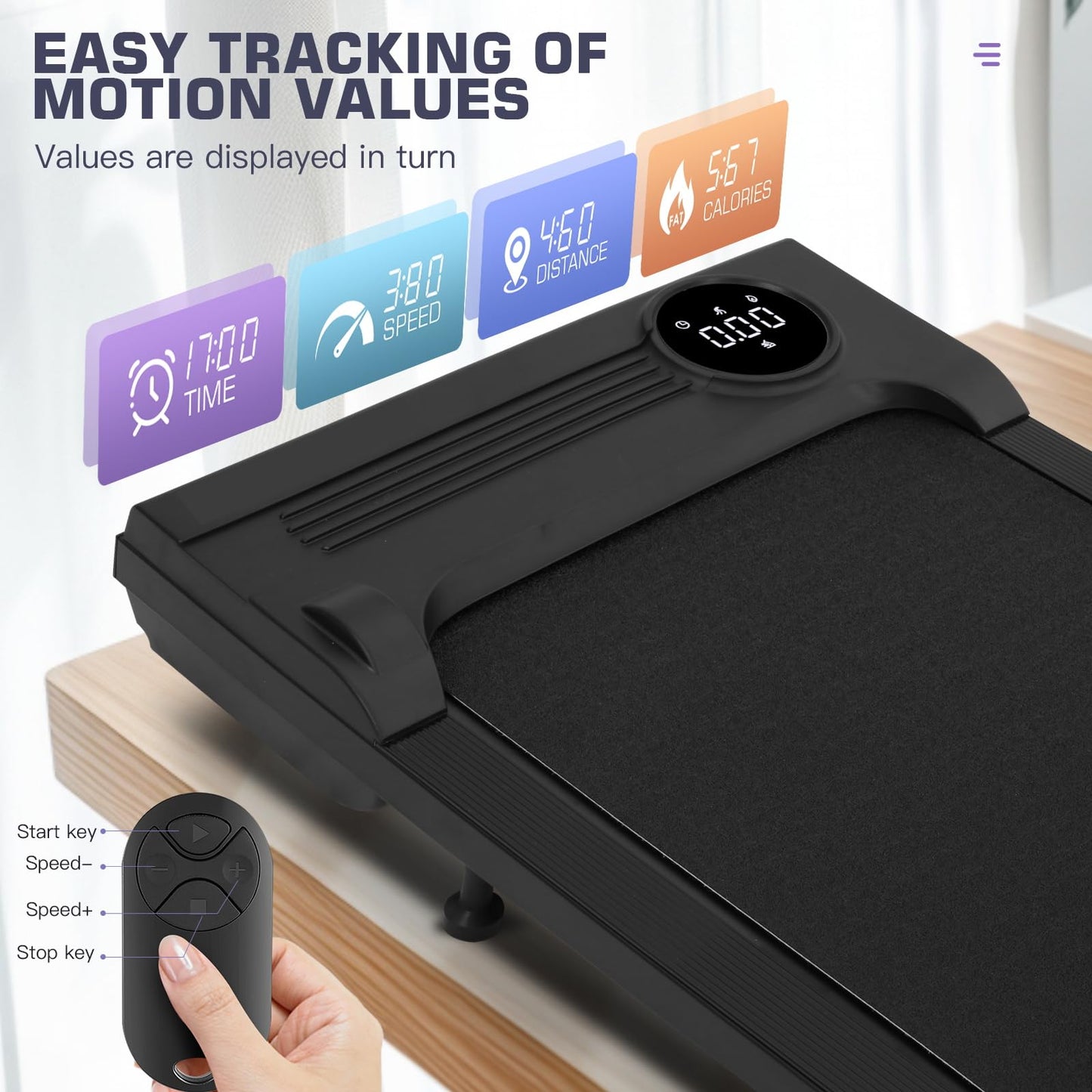 ANCHEER Under Desk Treadmill,3 in 1 Walking Pad Treadmill for Home,2.5HP Treadmill 300lb Capacity,Compact Treadmill with Remote Control,LED Touch Screen,Running Electric Machine