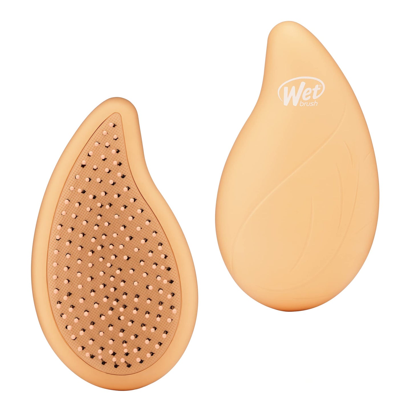 Wet Brush Go Green Palm Detangling Hair Brush Infused with Coconut Oil - Pain-Free Ultra-Soft Detangler Bristles Glide Through Tangles with Ease - Protects Against Split Ends For Wet & Dry Hair