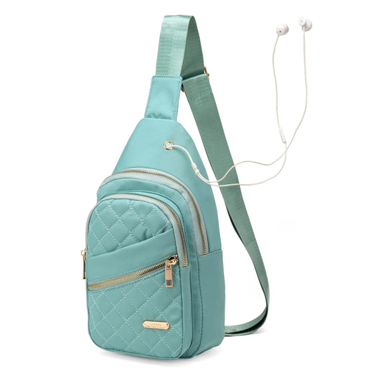AOSTIHOT Crossbody Small Sling Backpack Sling Bag for Women Men, Chest Bag Daypack Crossbody for Travel Sport Running Hiking