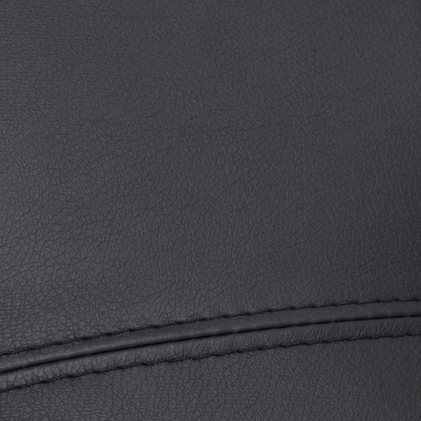 MCombo Manual Swivel Recliner with Ottoman, Chair Ottoman Set for RV Small Spaces, Living Room, Bedroom, Office 9019 4919 (Faux Leather, Black)