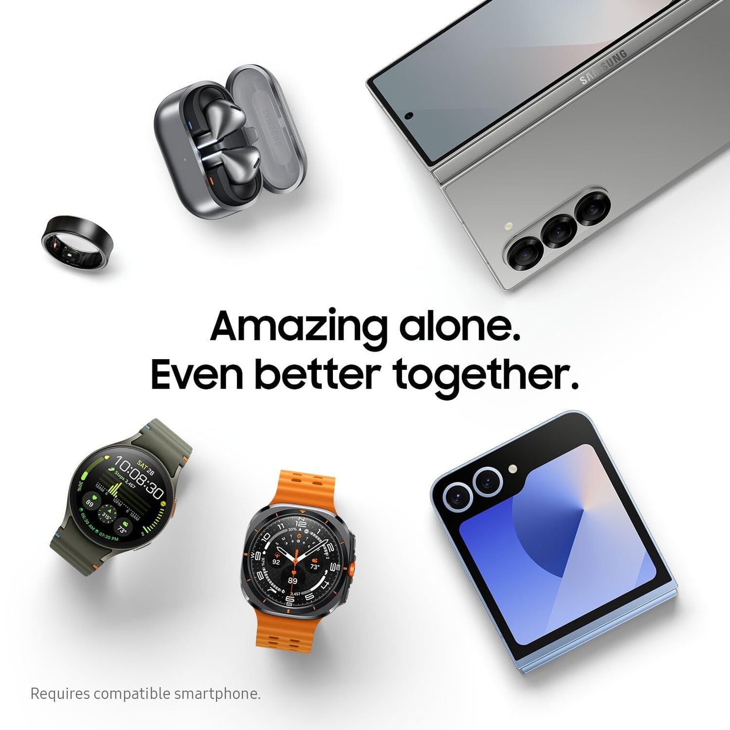 Samsung Galaxy Ring, AI Smart Ring, Size First w/Sizing Kit, No App Subscription, Fitness Monitor, Sleep Tracker, Up to 7-Day Battery, Size 12, Titanium Black [US Version, 1Yr Manufacturer Warranty]