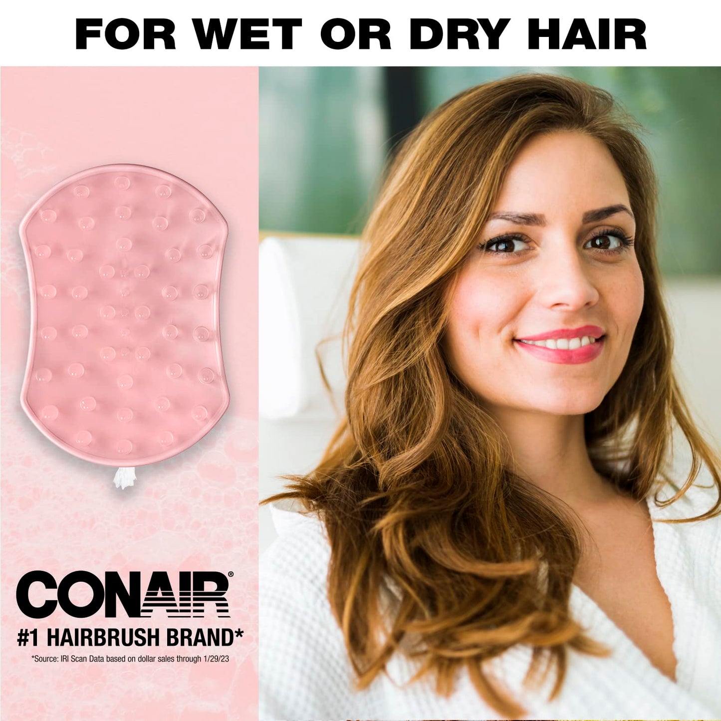 Conair Scalp Massager - Scalp Massager hair growth - Head Massager Scalp - Concave Brush