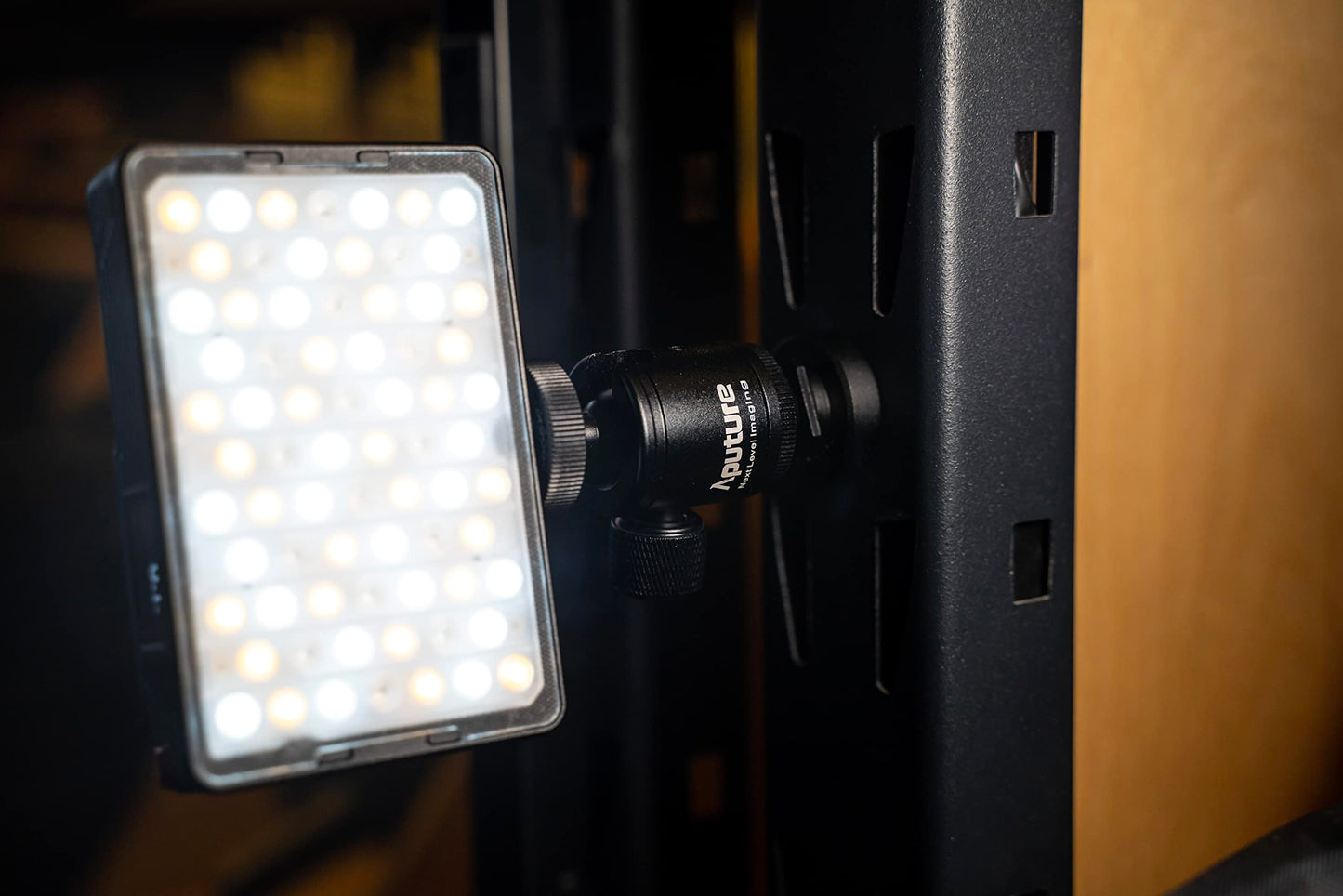 Aputure MC PRO On Camera Video Light,LED Camera Light Panel,2,000-10,000k,Magnet Adsorption Function,Dust and Waterproof,App Control for Vlogging, Photography, Video Conference,TikTok