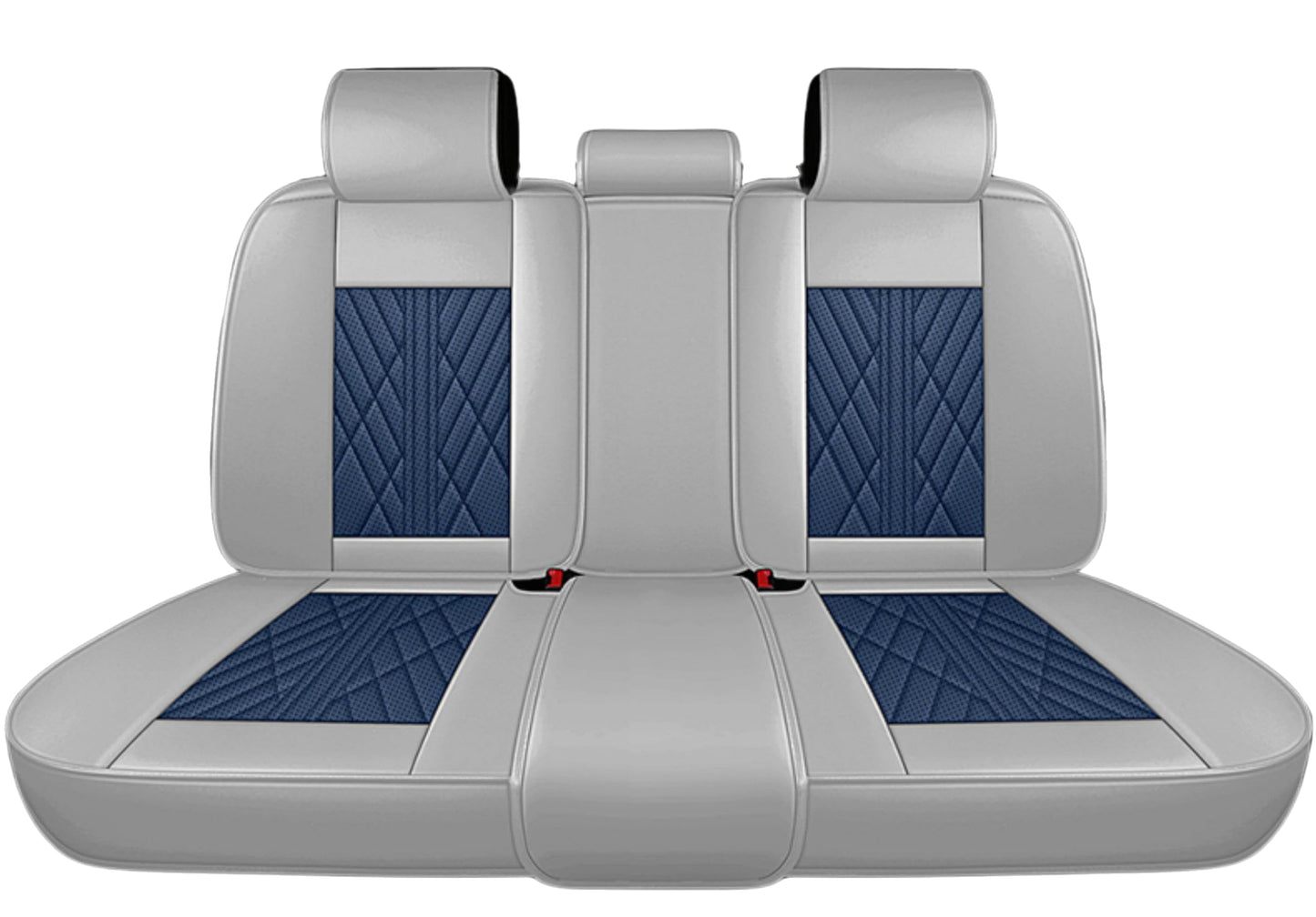ANKIV Universal Fit Waterproof Breathable Nappa Leather Automotive Vehicle Car Seat Covers Set Cushion Protector for Sedan SUV
