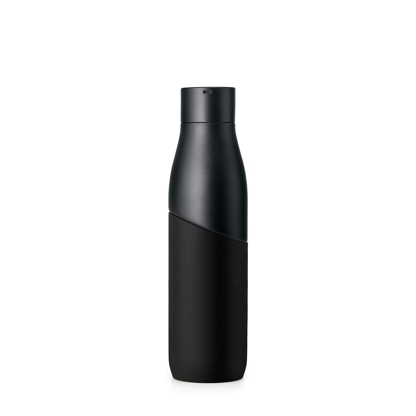 LARQ Bottle Movement PureVis 32 oz- Lightweight Self-Cleaning and Non-Insulated Stainless Steel Water Bottle with UV Water Purifier | Reusable & Travel Friendly, 1-Year Warranty, Black/Onyx