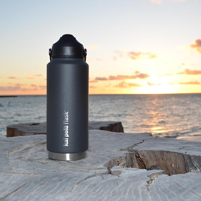 Insulated Stainless Steel Water Bottle (Ocean (Kai), 32 oz)