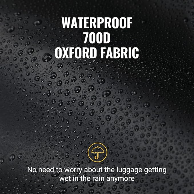 BougeRV Hitch Cargo Carrier Bag with Lock Waterproof Soft Shell 20 Cubic Feet (59" 24" 24") Cargo Bag for Hitch Carrier Include 8 Reinforced Straps for Truck Pickup RV All SUV with Hitch Cargo Basket