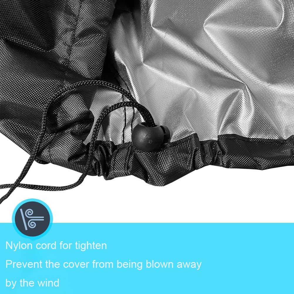 Treadmill Cover Waterproof, Dustproof Running Machine Cover Exercise Workout Equipment Protective with Windproof Drawstring and Air Vents for Home Gym Indoor Outdoor (1)