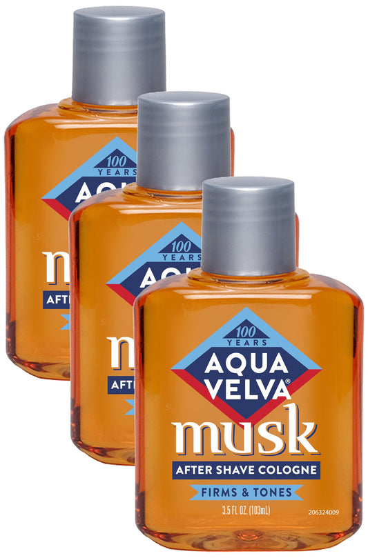 Aqua Velva After Shave, Musk, 3.5 Ounce (Pack of 3)