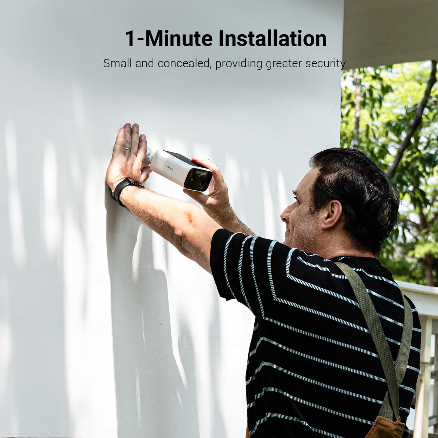 ANSQUE 2K Security Cameras Wireless Outdoor, Color Night Vision, 365-Day Battery Life, No Subscription, Local Storage, Two-Way Audio, Solar Powered, Custom Alarm Zones, 4 Cam Kit