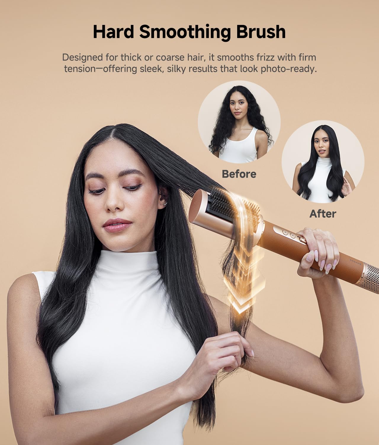 DREAME AirStyle Pro 7-in-1 Hair Styler & High Speed Dryer | Magnetic Attachments for Curling, Smoothing, Volumizing | Fast Drying, Frizz Control, Cool Shot | Luxury Leather Package