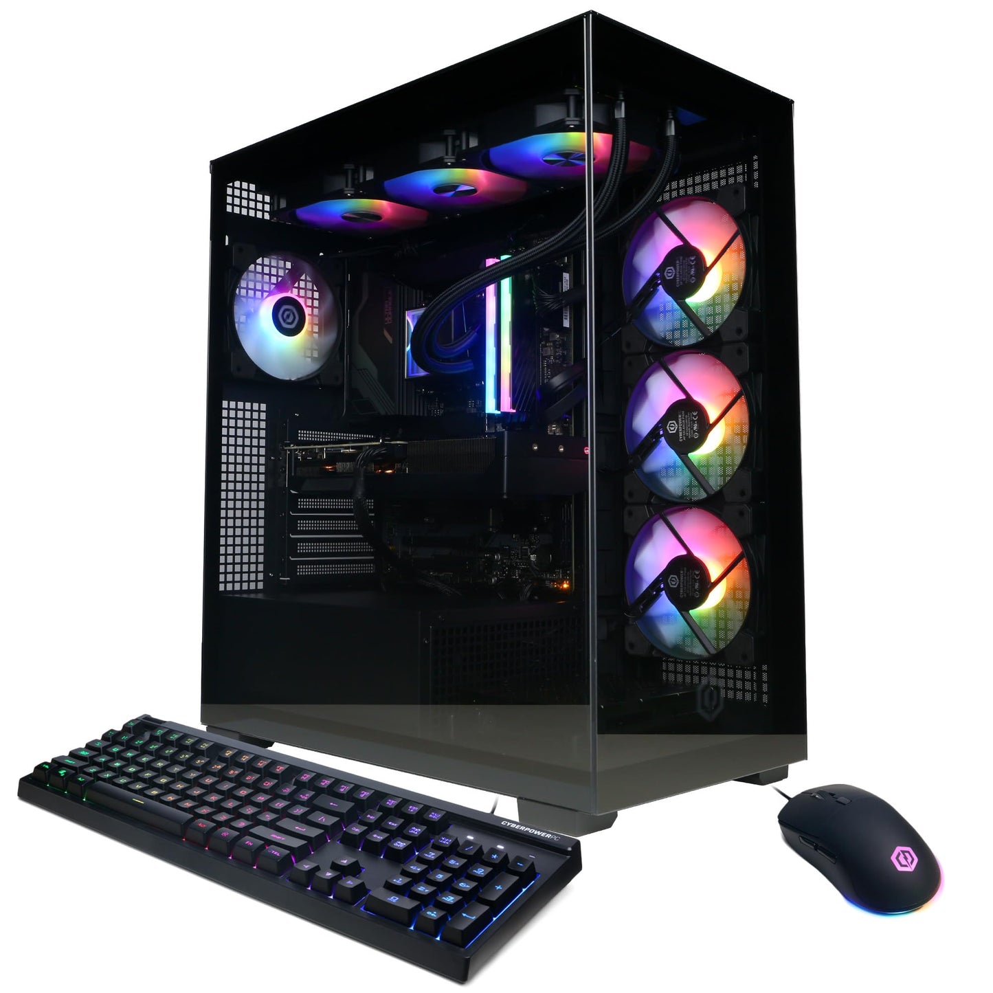 CyberPowerPC Gamer Xtreme VR Gaming PC, Intel Core i9-14900KF 3.2GHz, GeForce RTX 5070 12GB, 32GB DDR5, 2TB PCIe 4.0 SSD, WiFi Ready & Windows 11 Home (GXiVR8080A39)