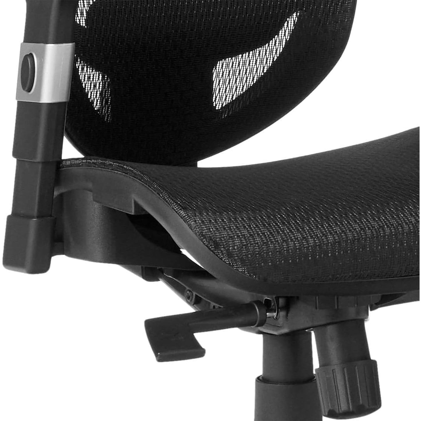 Staples Hyken Ergonomic Swivel Task Chair, Adjustable Office Chair with Breathable Mesh and Lumbar Support, Perfect for Home and Office, Black