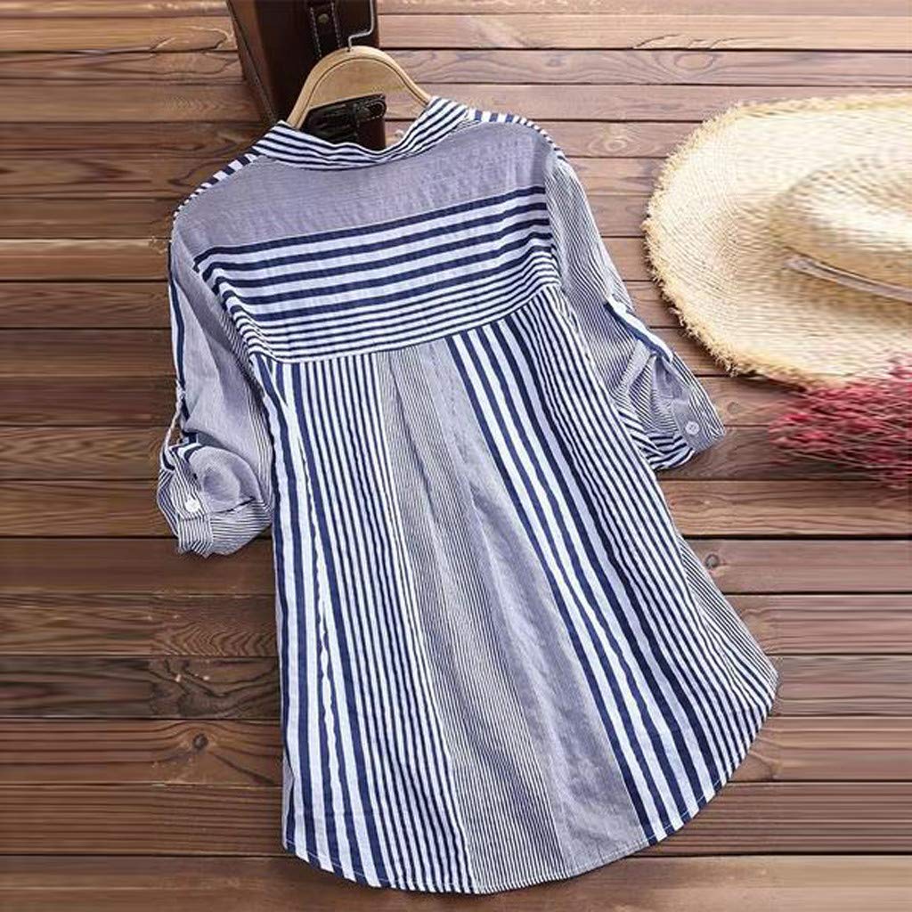 Aniywn Women Round Neck Lace Up Lace Patchwork Flare Pullover Top Casual Plus Size 3/4 Sleeve Floral Printed T-Shirt