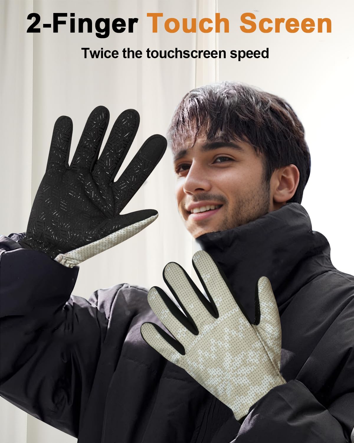 RIGWARL Outdoors Running Gloves with Touch Screen Men Women Cycling Gloves Motorcycle Gloves for Driving Hiking Mountain Bike