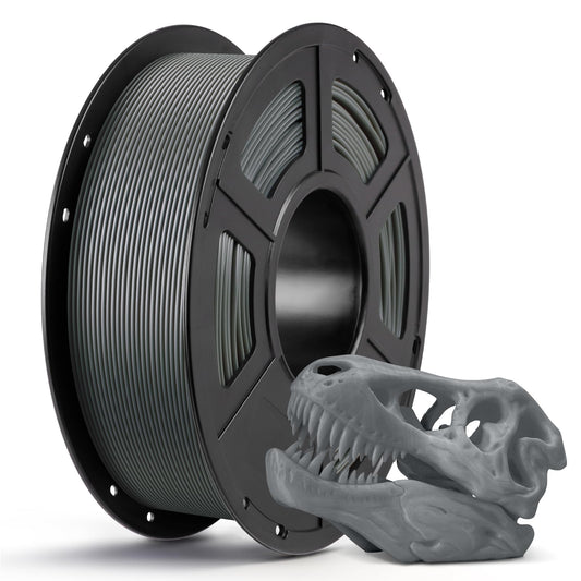 ANYCUBIC PLA 3D Printer Filament, 3D Printing PLA Filament 1.75mm Dimensional Accuracy +/- 0.02mm, 1KG Spool (2.2 lbs), Texture Grey